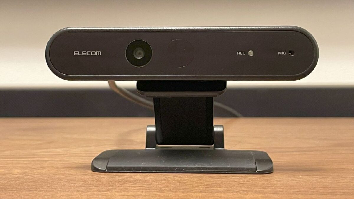エレコム Webカメラ UCAM-CF20FBBKのレビュー】Windows Hello対応の
