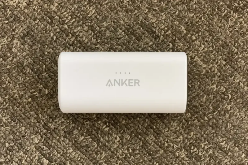 Anker Nano Power Bankの正面の写真